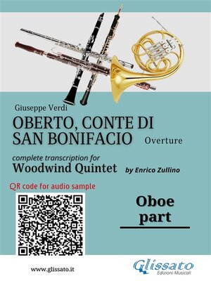 cover image of Oboe part of "Oberto" for Woodwind Quintet